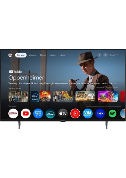 A43 E 795 B 43" 109 Ekran Uydu Alıcılı 4K Ultra HD Google Smart LED TV