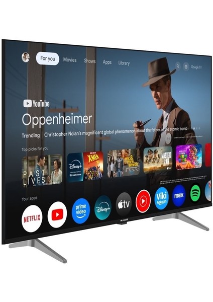 A43 E 795 B 43" 109 Ekran Uydu Alıcılı 4K Ultra HD Google Smart LED TV