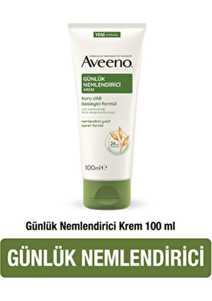 Günlük Nemlendirici Krem 100 ml Kuru Ciltler için 24 Saat Etkili Besleyici Formül