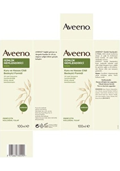 Günlük Nemlendirici Krem 100 ml Kuru Ciltler için 24 Saat Etkili Besleyici Formül