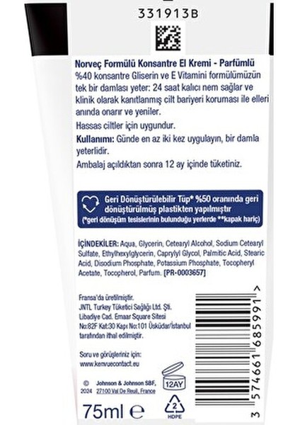 Norveç Formülü Yoğun Nemlendirici El Kremi Seti 400 ml Tüm Cilt Tipleri için modelleri