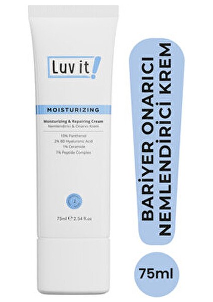 Nemlendirici Onarıcı Krem 75 ml Cilt Bariyerini Güçlendirir ve Elastikiyeti Artırır