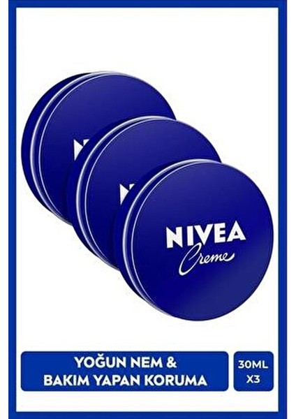 Creme 30 ml x 3 Normal Ciltler için Dermatolojik Olarak Test Edilmiş Nemlendirici