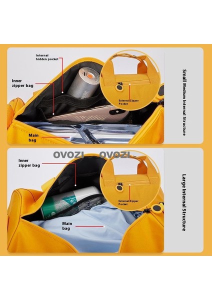 Ovozı 23*23*42CM Büyük Kapasiteli Spor Spor Çantası Seyahat Çantası (Yurt Dışından) fiyatları