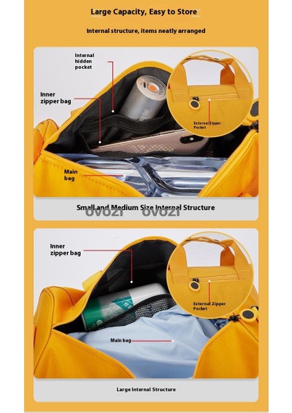 Ovozı 23*23*42CM Büyük Kapasiteli Spor Spor Çantası Seyahat Çantası (Yurt Dışından) fiyatları