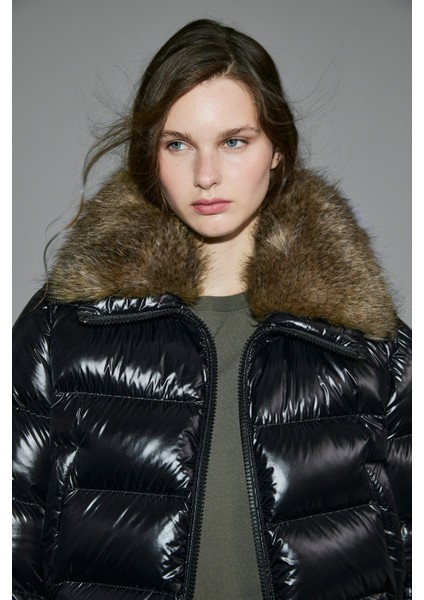 Kadın Daısy Kaz Tüyü Mont 122120041 Siyah fiyatları