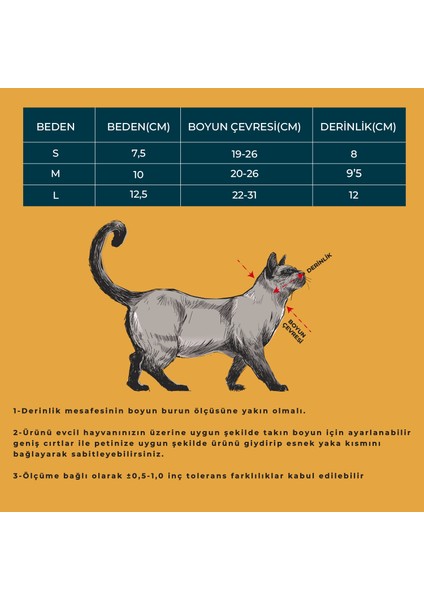 Elizabeth Yakalık Kedi – Renkli ve Siyah, Rahat ve Ayarlanabilir Koruma Boyunluğu Kedi Yakalık modelleri