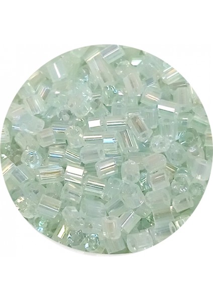 Kesme Cam Boncuk 2mm - 60 Gram - Şeffaf Beyaz - BNC368 fiyatları