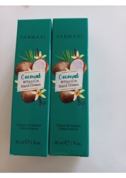 Coconut Vanilla El Kremi 30 ml Shea Yağı ve Vitamin E ile Zenginleştirilmiş Nemlendirici fiyatları