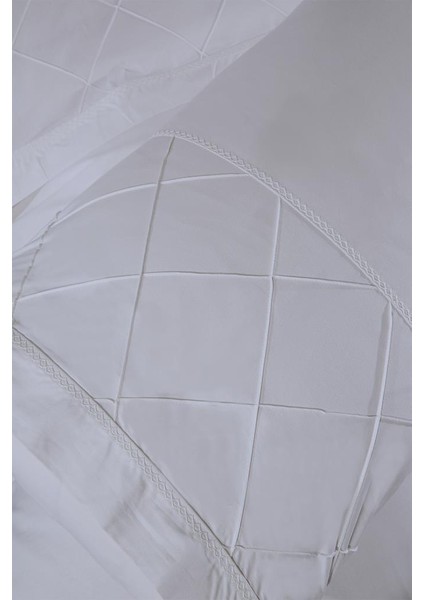 Makber Pikolu Nervürlü Çeyizlik Nevresim Takımı Krem fırsatları