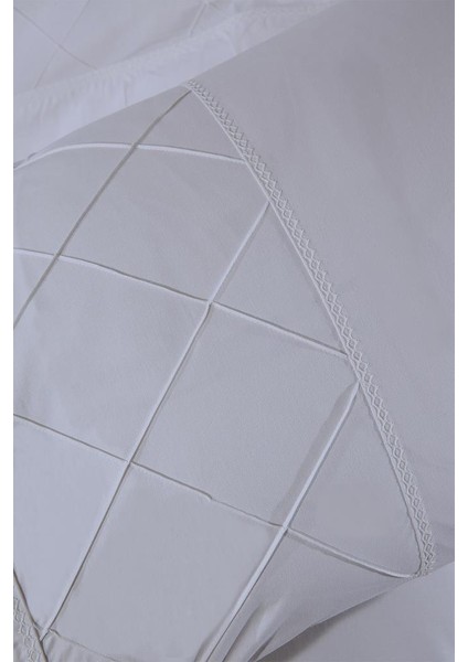 Makber Pikolu Nervürlü Çeyizlik Nevresim Takımı Krem indirimleri