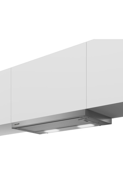 P 171 Tı Ankastre Sürgülü Aspiratör 274 m3/saat Maksimum Emiş Gri Renk indirimleri