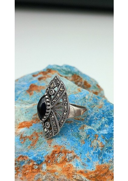 Oltu Taşı Gümüş Yüzük SY00020 fiyatları