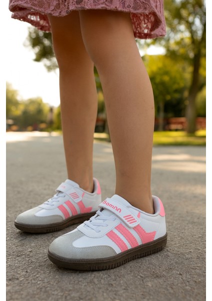 Günlük Unisex Çocuk Sneaker Bağcıklı Hafif Kaymaz Taban Ayakkabı modelleri