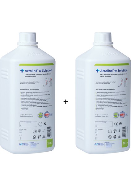Actolınd® W Solutıon 2'li Yara Bakım Solüsyonu 1l fırsatları