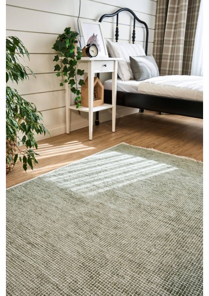 2416 Su Yeşili - Akrilik Dokuma Halı | Düz Renk Saçaklı Model fiyatları