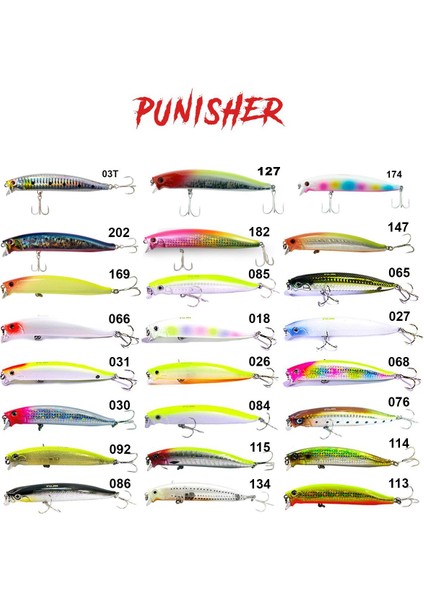 Punisher 10.5cm 16gr Maket Balık - 031 Glow Chart Back