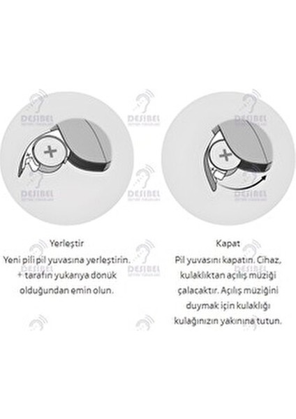 Oticon İşitme Cihazı Pili 1,5V 312 Model 6'lı Paket Yüksek Performans 60 Adet modelleri
