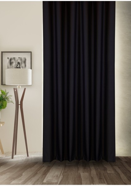 Blackout Işık Geçirmez Fon Perde Pilesiz Ekstraforlu Yüksek Kaliteli Karartma Güneşlik (SİYAH)