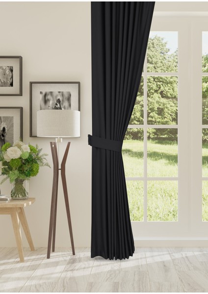 Blackout Işık Geçirmez Fon Perde Pilesiz Ekstraforlu Yüksek Kaliteli Karartma Güneşlik (Antrasit) modelleri