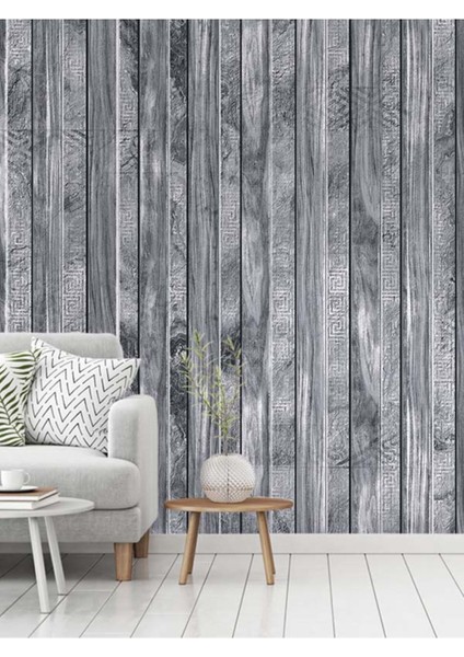 Ahşap Versace Lambri Desenli Isı ve Ses Yalıtımlı Sağlıklı Tekstil Duvar Kağıdı fiyatları