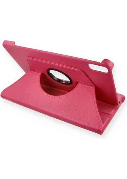 Huawei Matepad 10.4 Kılıf 360 Tablet Deri Kılıf - Pembe - DROPX5800-3955