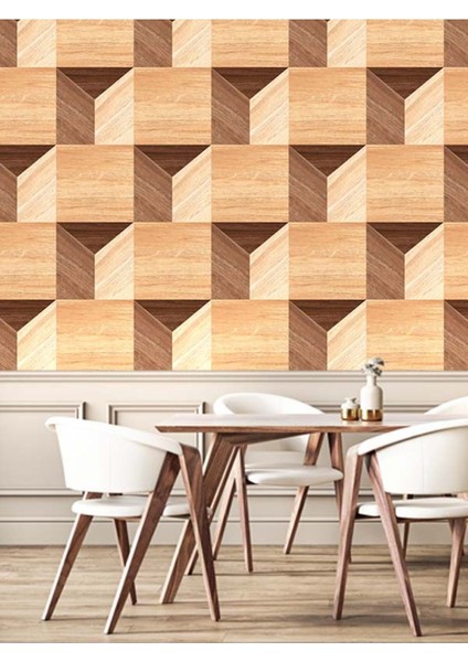 3 Boyutlu Akustik Ahşap Desenli Isı ve Ses Yalıtımlı Sağlıklı Tekstil Duvar Kağıdı fiyatları