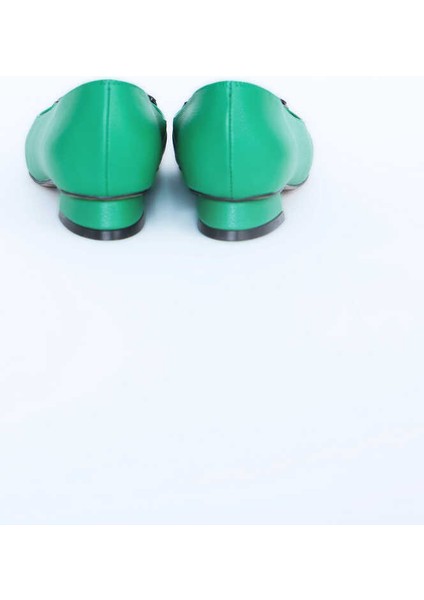 Kadın Babet Ayakkabı Z711600-YEŞIL