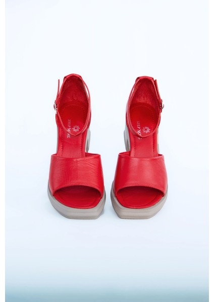 Kadın Topuklu Ayakkabı Z395001-KRIMIZI modelleri