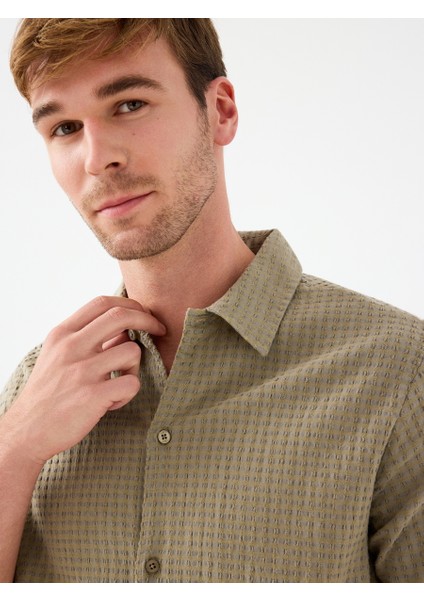 Relax Fit Erkek Gömlek K.kol fırsatları
