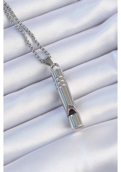 Acil Durum Düdüğü 316L Çelik Kararma Yapmaz Yüksek Desibel Ke Unisex