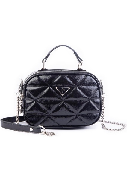 Vera Çanta Nas Bag Zincirli Kapitone Çift Gözlü El ve Çapraz Çanta