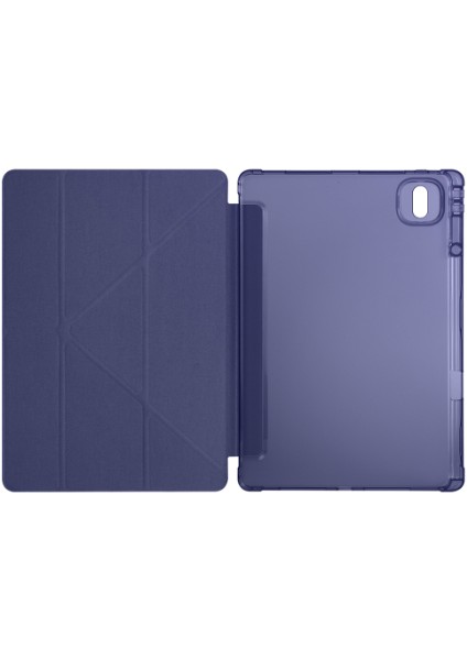 Honor Magic Pad 2 Uyumlu Kalem Bölmeli Uyku Modlu Standlı Trifolding Tablet Kılıfı modelleri