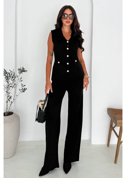 Şık ve Rahat: Triko Yelek & Pantolon Takım (Kolsuz Triko Set) 66018 fiyatları