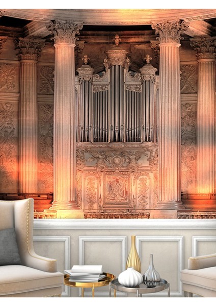 Saray Desenli Isı ve Ses Yalıtımlı Sağlıklı Tekstil Duvar Kağıdı fiyatları