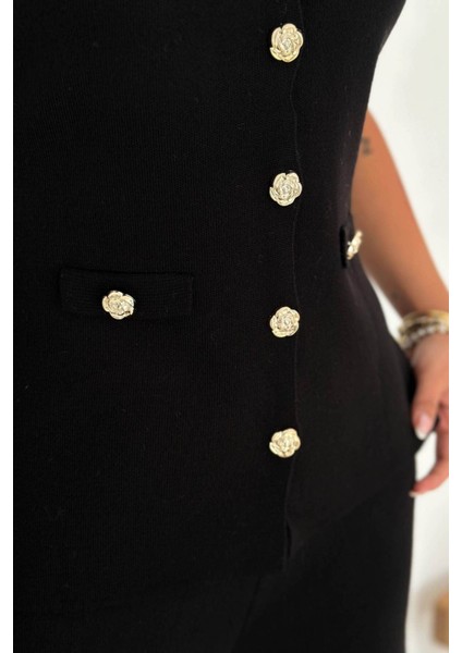 Şık ve Rahat: Triko Yelek & Pantolon Takım (Kolsuz Triko Set) 66018 modelleri