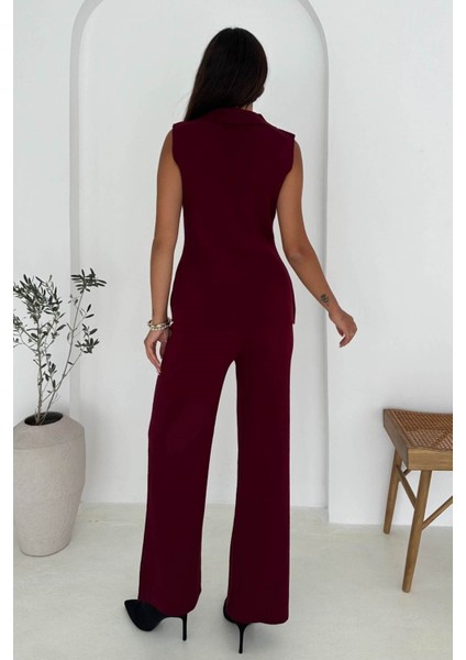 Şık ve Rahat: Triko Yelek & Pantolon Takım (Kolsuz Triko Set) 66018 indirimleri