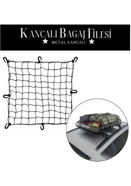 Bx 12 Kancalı 150 CMX190CM Bagaj Filesi