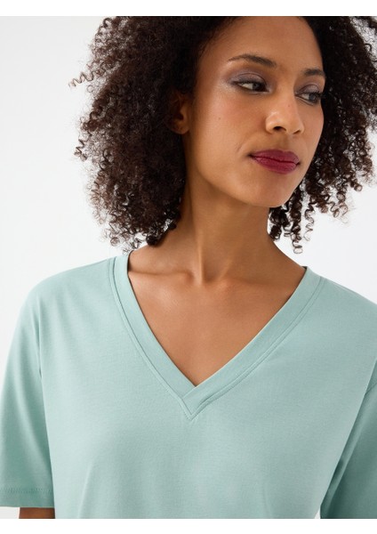 Regular Fit Kadın Tshirt K.kol modelleri