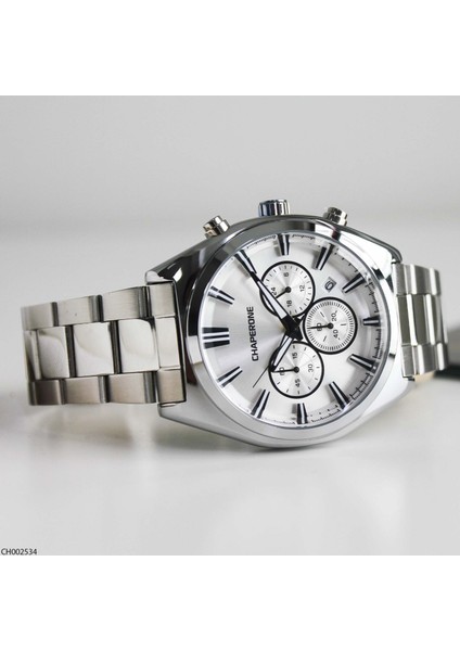 CH002534 Çelik Kordonlu Erkek Kol Saati