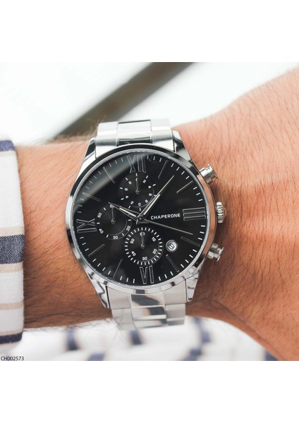 CH002573 Çelik Kordonlu Erkek Kol Saati