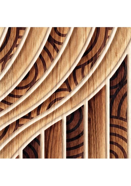 3 Boyutlu Ahşap Örgü Desenli Isı ve Ses Yalıtımlı Sağlıklı Tekstil Duvar Kağıdı fırsatları