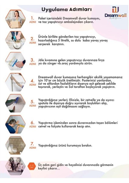 Sahil ve Çiçek Desenli Isı ve Ses Yalıtımlı Sağlıklı Tekstil Duvar Kağıdı