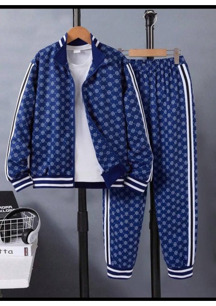 Triko Erkek Çocuk Üçlü Eşofman Takımı - Body - Hırka - Pantolon