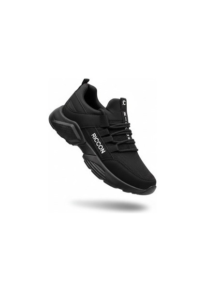 Unisex Siyah Sneaker Kaymayan Taban ile Konforlu Kullanım 37 Numara