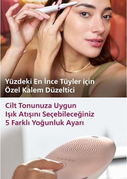 Lumea Advanced 7000 Serisi Ipl Epilasyon, Cilt Tonu Sensörlü / Pürüzsüz Cilt Etkisi +Satin Compact Kalem Düzeltici