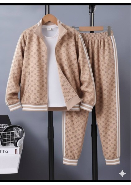 Triko Erkek Çocuk Üçlü Eşofman Takımı - Body - Hırka - Pantolon