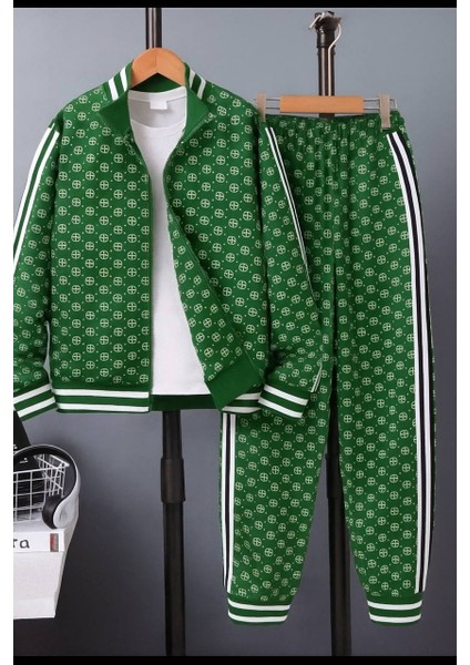 Triko Erkek Çocuk Üçlü Eşofman Takımı - Body - Hırka - Pantolon