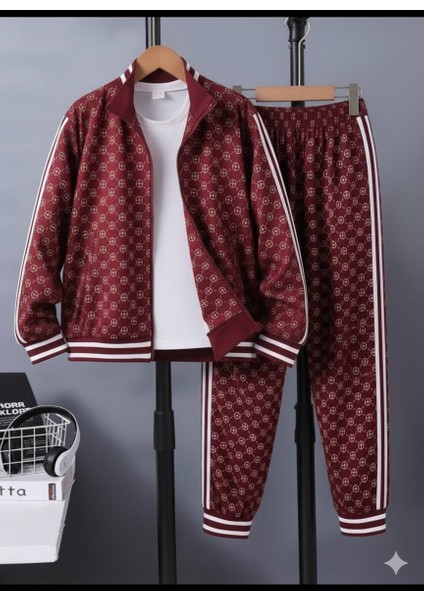 Triko Erkek Çocuk Üçlü Eşofman Takımı - Body - Hırka - Pantolon