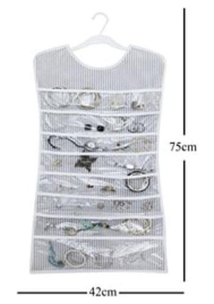 Elbise Şeklinde Mücevher Takı Aksesuar Düzenleyici Çizgili